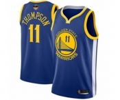 Golden State Warriors #11 Klay Thompson Swingman Royal Blue 2019 Basketball Finals Bound Basketball Jersey - Icon Edition