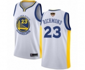 Golden State Warriors #23 Mitch Richmond Authentic White 2019 Basketball Finals Bound Basketball Jersey - Association Edition