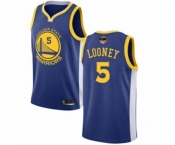 Golden State Warriors #5 Kevon Looney Swingman Royal Blue 2019 Basketball Finals Bound Basketball Jersey - Icon Edition