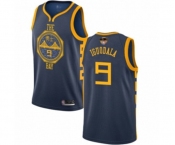 Golden State Warriors #9 Andre Iguodala Authentic Navy Blue Basketball 2019 Basketball Finals Bound Jersey - City Edition