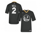 Men Adidas Golden State Warriors #2 Jordan Bell Swingman Black Alternate NBA Jersey