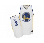 Men Adidas Golden State Warriors #2 Jordan Bell Swingman White Home NBA Jersey