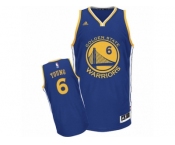 Men Adidas Golden State Warriors #6 Nick Young Swingman Royal Blue Road NBA Jersey