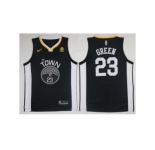 Men Golden State Warriors #23 Draymond Green 2017-18 New Season Black NBA Jersey