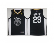 Men Golden State Warriors #23 Draymond Green 2017-18 New Season Black NBA Jersey