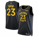 Men Golden State Warriors #23 Draymond Green Black 2024-25 Statement Edition Stitched Basketball Jersey