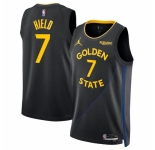 Men Golden State Warriors #7 Buddy Hield Black 2024-25 Statement Edition Stitched Basketball Jersey