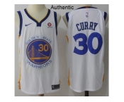 Men Nike Golden State Warriors #30 Stephen Curry White NBA Authentic Association Edition Jersey