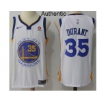 Men Nike Golden State Warriors #35 Kevin Durant White NBA Authentic Association Edition Jersey