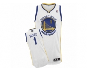 Men's Adidas Golden State Warriors #1 JaVale McGee Authentic White Home NBA Jersey