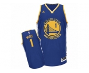 Men's Adidas Golden State Warriors #1 JaVale McGee Swingman Royal Blue Road NBA Jersey