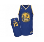 Men's Adidas Golden State Warriors #15 Damian Jones Swingman Royal Blue Road NBA Jersey