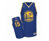 Men's Adidas Golden State Warriors #15 Damian Jones Swingman Royal Blue Road NBA Jersey