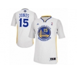 Men's Adidas Golden State Warriors #15 Damian Jones Swingman White Alternate NBA Jersey