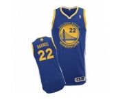 Men's Adidas Golden State Warriors #22 Matt Barnes Authentic Royal Blue Road NBA Jersey