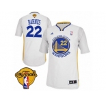 Men's Adidas Golden State Warriors #22 Matt Barnes Swingman White Alternate 2017 The Finals Patch NBA Jersey