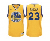 Men's Adidas Golden State Warriors #23 Draymond Green Swingman Gold NBA Jersey