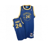 Men's Adidas Golden State Warriors #24 Rick Barry Swingman Royal Blue New Throwback NBA Jersey