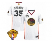 Men's Adidas Golden State Warriors #35 Kevin Durant Swingman White 2017 Chinese New Year 2017 The Finals Patch NBA Jersey