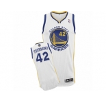 Men's Adidas Golden State Warriors #42 Nate Thurmond Authentic White Home NBA Jersey