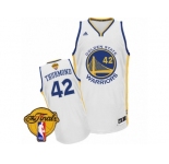 Men's Adidas Golden State Warriors #42 Nate Thurmond Swingman White Home 2017 The Finals Patch NBA Jersey