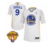 Men's Adidas Golden State Warriors #9 Andre Iguodala Authentic White Alternate 2017 The Finals Patch NBA Jersey