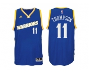 Men's Golden State Warriors #11 Klay Thompson 2016-17 Crossover Alternate Blue New Swingman Jersey
