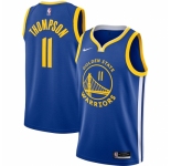 Men's Golden State Warriors #11 Klay Thompson Nike Royal 2020-21 Swingman Jersey