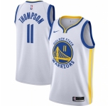 Men's Golden State Warriors #11 Klay Thompson Nike White 2020-21 Swingman Jersey