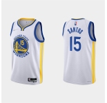 Men's Golden State Warriors #15 Gui Santos 2022 White Stitched Basketball Jersey