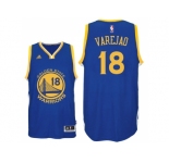 Men's Golden State Warriors #18 Anderson Varejao 2015-16 New Swingman Road Blue Jersey