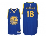 Men's Golden State Warriors #18 Anderson Varejao 2015-16 New Swingman Road Blue Jersey