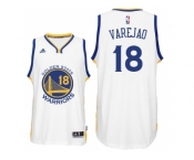 Men's Golden State Warriors #18 Anderson Varejao New Swingman Home White Jersey