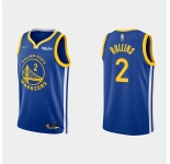 Men's Golden State Warriors #2 Ryan Rollins 2022 Royal Stitched Basketball Jersey