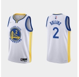Men's Golden State Warriors #2 Ryan Rollins 2022 White Stitched Basketball Jersey