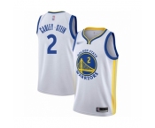 Men's Golden State Warriors #2 Willie Cauley-Stein Authentic White Basketball Jersey - Association Edition