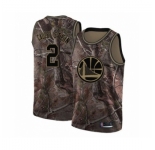 Men's Golden State Warriors #2 Willie Cauley-Stein Swingman Camo Realtree Collection Basketball Jersey