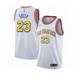 Men's Golden State Warriors #23 Draymond Green Authentic White Hardwood Classics Basketball Jersey - San Francisco Classic Edition