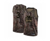 Men's Golden State Warriors #3 Jordan Poole Swingman Camo Realtree Collection Basketball Jersey