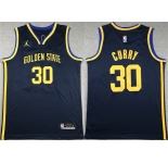 Men's Golden State Warriors #30 Stephen Curry Black Stitched Basketball Jersey