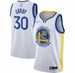 Men's Golden State Warriors #30 Stephen Curry Nike White 2020-21 Swingman Jersey