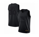 Men's Golden State Warriors #30 Stephen Curry Swingman Black MVP Basketball Jersey