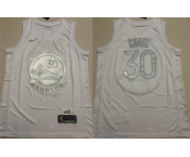 Men's Golden State Warriors #30 Stephen Curry White Stitched Basketball Jersey