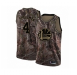 Men's Golden State Warriors #4 Omari Spellman Swingman Camo Realtree Collection Basketball Jersey