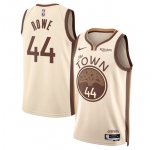 Men's Golden State Warriors #44 Jackson Rowe Tan 2025-26 City Edition Stitched Basketball Jersey