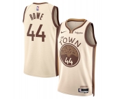 Men's Golden State Warriors #44 Jackson Rowe Tan 2025-26 City Edition Stitched Basketball Jersey