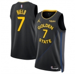 Men's Golden State Warriors #7 Buddy Hield Black 2024-25 Statement Edition Stitched Basketball Jersey