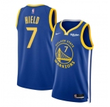 Men's Golden State Warriors #7 Buddy Hield Blue Icon Edition Stitched Basketball Jersey