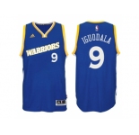 Men's Golden State Warriors #9 Andre Iguodala 2016-17 Crossover Alternate Blue New Swingman Jersey