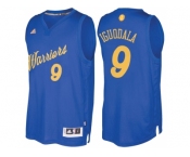 Men's Golden State Warriors #9 Andre Iguodala 2016 Christmas Day Royal NBA Swingman Jersey